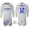 Officiële Voetbalshirt + Korte Broek Real Madrid Marcelo 12 Thuis 2021-22 Lange Mouw - Kids